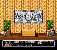 une photo d'Ã©cran de Hammerin Harry sur Nintendo Nes